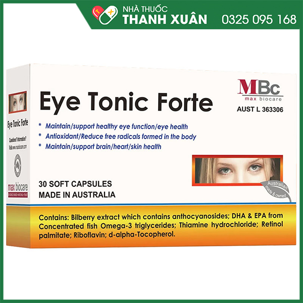 Eye Tonic Forte hỗ trợ giảm triệu chứng khô mắt
